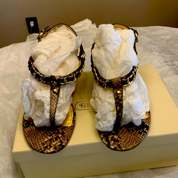 Coach Wedge Heels 11M - Picture 1 of 4